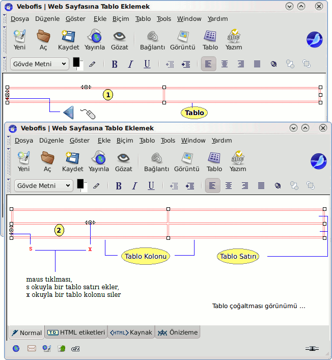 html_editörü_ile_tablolar